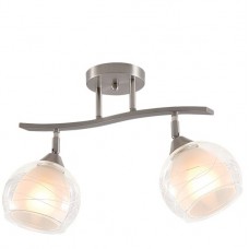 Φωτιστικό Οροφής 2xE27 230V Σατινέ 955STACY2